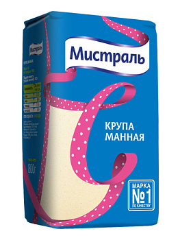 Крупа манная МИСТРАЛЬ 800г 