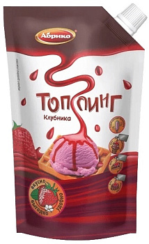 Топпинг Абрико Клубника 270г д/п