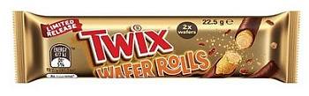 Вафельные трубочки TWIX wafer roll 22,5г