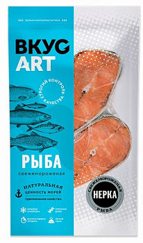 Нерка стейк с/м в/у ВкусАрт 500гр