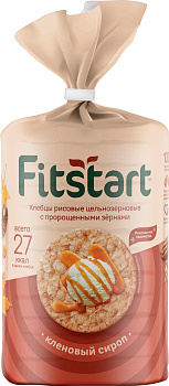 Хлебцы FITSTART рисовые Кленовый сироп 100г