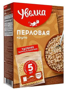 Крупа перловая УВЕЛКА 400г (5уп*80г)