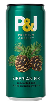 Напиток среднегазированный P&J Сибирская пихта 0,33л ж/б