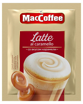 Кофе MAC COFFEE капучино Латте Карамель 20/24г