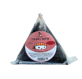 Онигири с лососем, 105г/СПРС