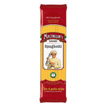 Макаронные изделия MALTAGLIATI №004 Спагетти классические 450г