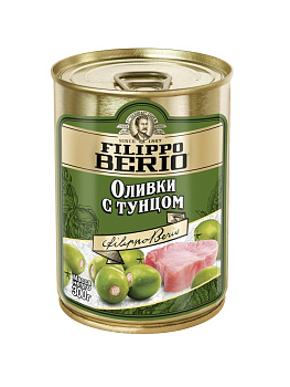Оливки FILIPPO BERIO с тунцом 300г ж/б