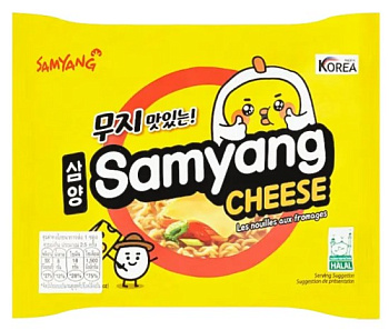 Лапша б/п Samyang Cheese со вкусом сыра 120г