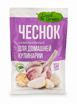 Приправа Good & Green Чеснок суш. 100г
