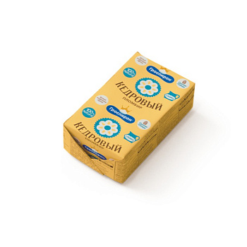 Мороженое Брикет Кедровый пломбир ваниль с кедровым орехом Гроспирон  90г без ЗМЖ