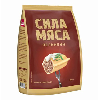 Пельмени Сила мяса Сочные Сальников 800г 
