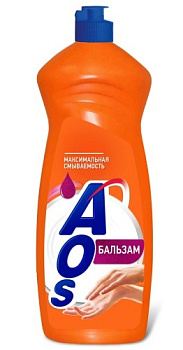 Средство д/посуды AOS Бальзам 1л/900мл 1*12