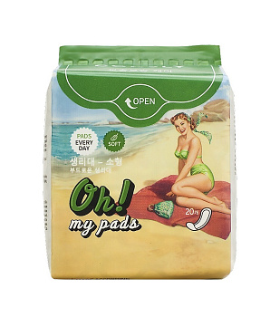 Прокладки гигиенические Consly ежедневные Oh! My Pads Flowers 20 шт
