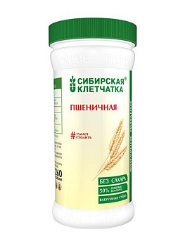 Клетчатка Сибирская Пшеничная 260г п/б