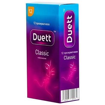 Презервативы DUETT Classic 12шт 