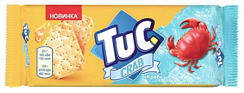 Крекер TUC со вкусом краб 100г