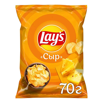 Чипсы LAYS Сыр 70г