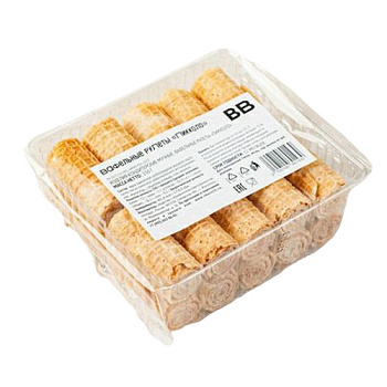 Вафельные рулеты ВкусВилл Пикколо 150 г