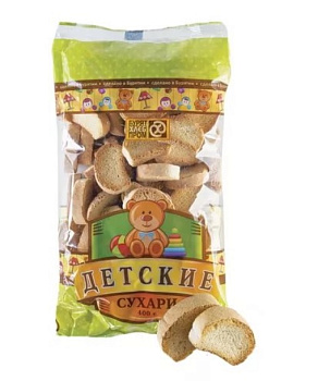 Сухари БХП Детские 400г