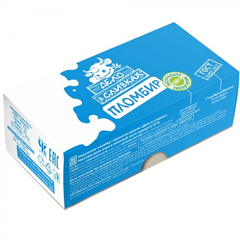 Мороженое пломбир Дело в сливках 15% 240г Продукт без ЗМЖ Полярис