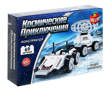 Конструктор Космос "Луноход" UNICON 69 деталей SL-04529 5164184
