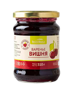 Варенье ВкусВилл вишневое  310г