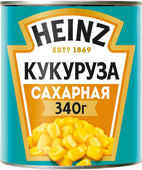 Кукуруза HEINZ сладкая 340г ж/б