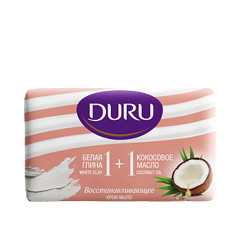 Мыло DURU Глина+Кокосовое масло 80г