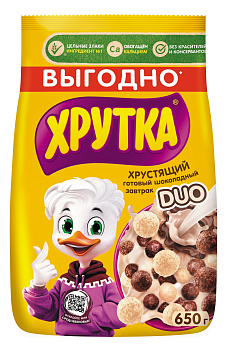 Сухой завтрак Хрутка Дуо 650г м/у