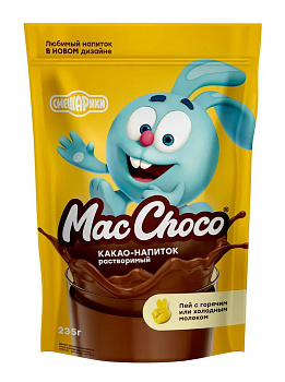 Какао МAC CHOCO Смешарики Маршмеллоу  235г м/у