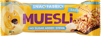 Батончик мюсли SNAQ FABRIQ с молочным шоколадом "Банан", 50г