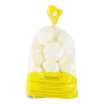 Зефир СИБИРЬ Лимонный  500г