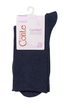 Носки жен CONTE comfort темно-синий 19с101 р25