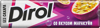 Жевательная резинка DIROL WHITE маракуйя 13,6г