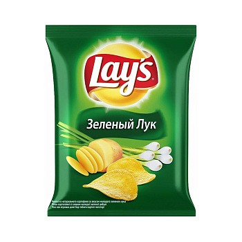 Чипсы LAYS 140г зеленый лук