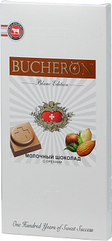 Шоколад BUCHERON BLANC EDITION молочный с орехами 85г