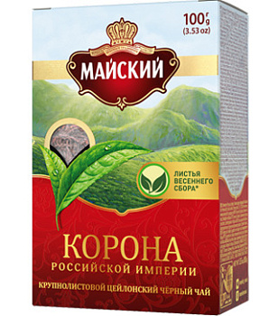 Чай МАЙСКИЙ Корона Российской империи лист 100г