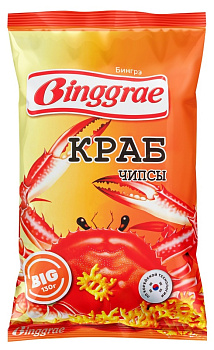Чипсы Бингре Краб 130г