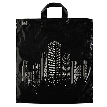 Пакет "Биг сити" п/этиленовый с петлевой ручкой 44*40см 43мкм 198253