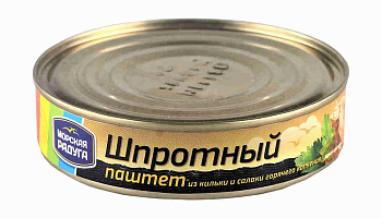Паштет шпротный МОРСКАЯ РАДУГА 160г ж/б