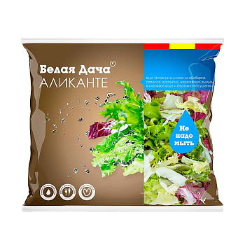 Салатная смесь БЕЛАЯ ДАЧА Аликанте 100г пакет