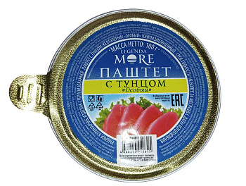 Паштет Legenda More с тунцом 100г
