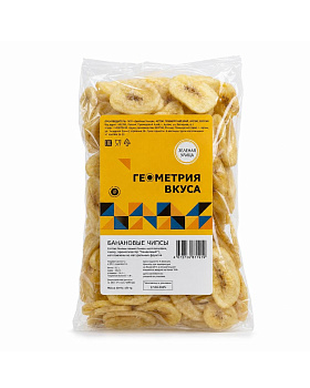 Чипсы ГЕОМЕТРИЯ ВКУСА банановые 150г