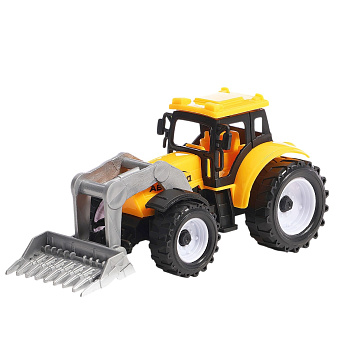 Трактор инерционный "Стройка" АВТОГРАД 7656652 11*5,3*5см 1*10