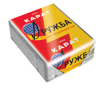 Сыр плавленый Дружба м.д.ж. в с.в. 45% Карат 90г 