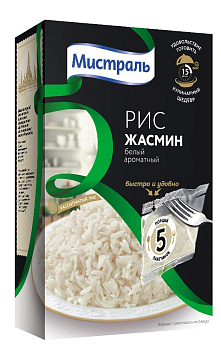 Крупа Рис МИСТРАЛЬ Жасмин 5х80 г