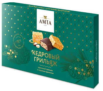 Конфеты АМТА Кедровый грильяж 300г