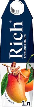Сок RICH апельсин-манго 1л т/п