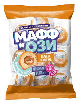 Маффины ТОМСКИЙ КОНДИТЕР Маффиози с вареной сгущенкой 450г