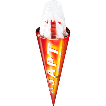 Мороженое Славица Рожок Азарт джем Клубника 140гр